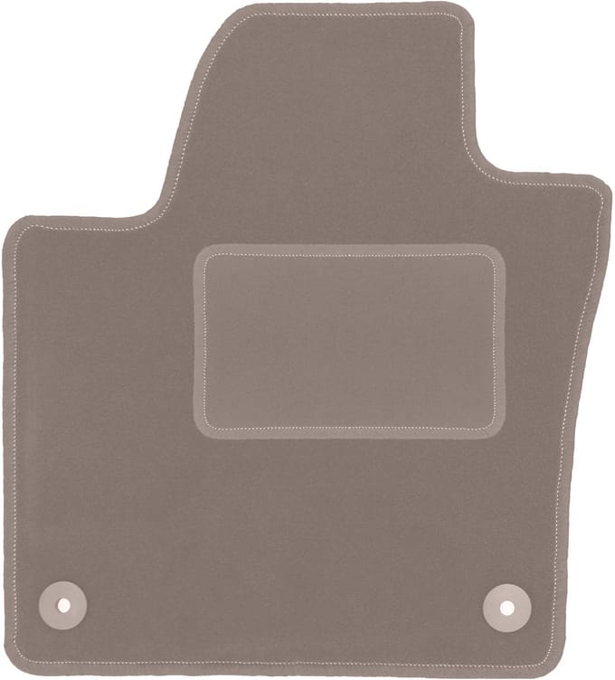 Beige bestuurdersmat voor: Volkswagen Sharan II minivan (2010-)