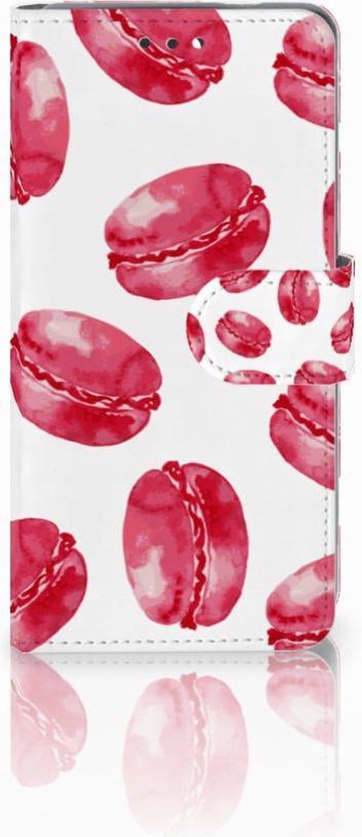 Nokia 3.1 (2018) Book Cover Pink Macarons