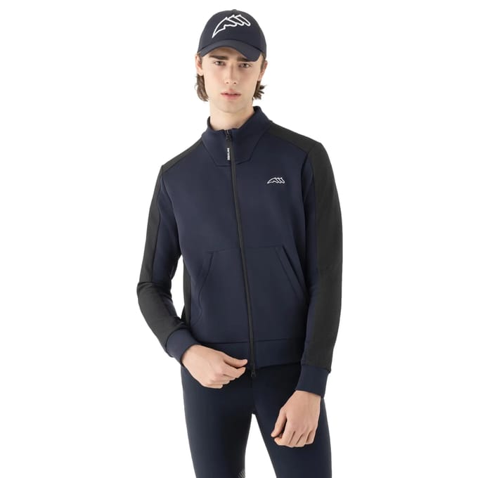 Technisch ruitersweatshirt met rits Equiline Eqcelfa