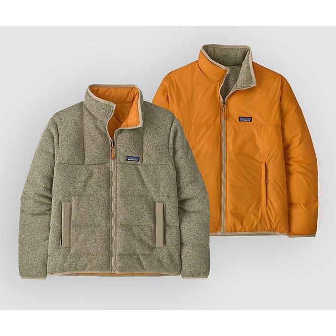 Patagonia Reversible Down Better Fleece Trui grijs