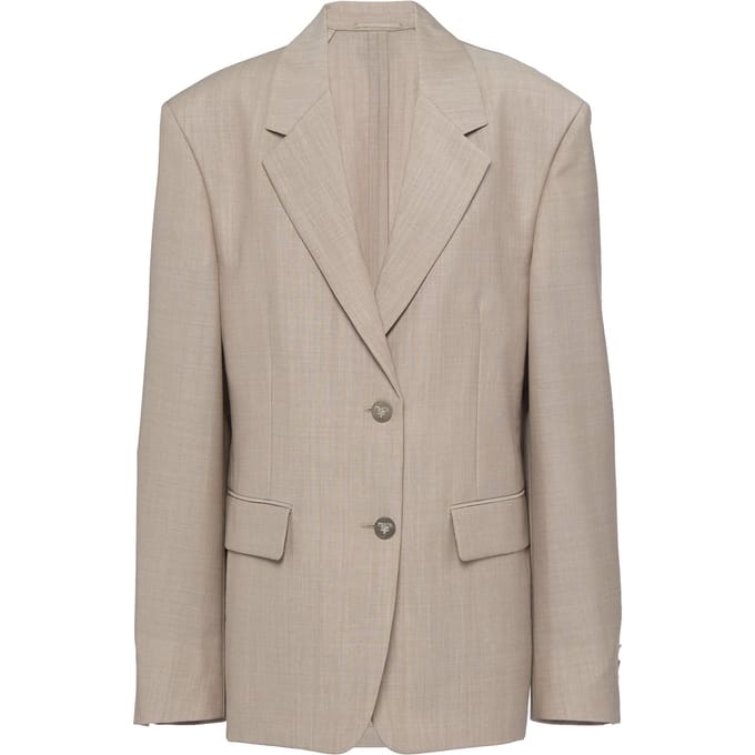 Prada wollen blazerjas
