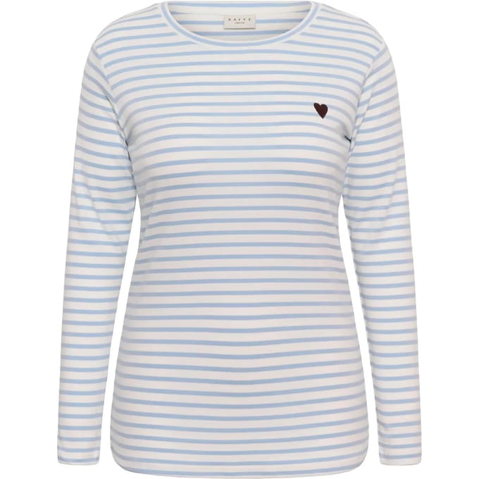 T-shirt dames KAFFE Curve Clia