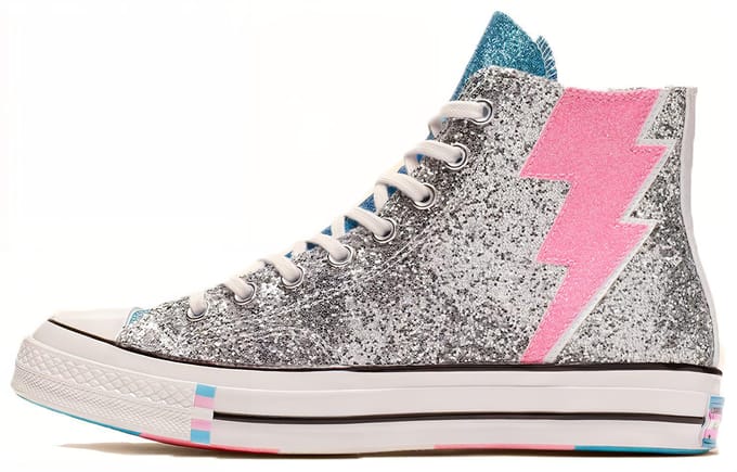 Chuck 70 Converse Hi 'Pride Argent Scintillant' 165723C 37 pink