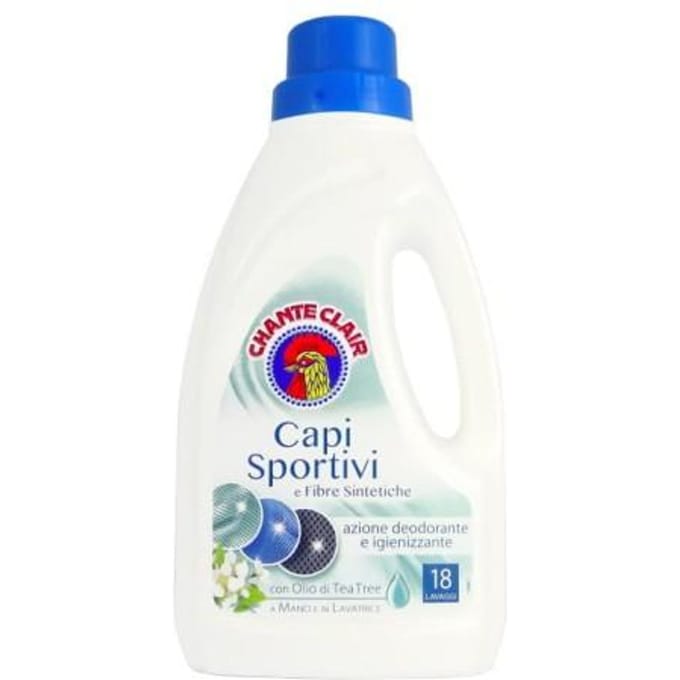 Wasmiddel bucato a mano e lavatrice sportkleding 900 ml - chante clair