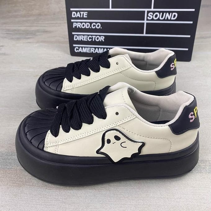 Dames Sneakers New Bread Big Head Schoenen Platform Casual Witte Schoenen 39 gray