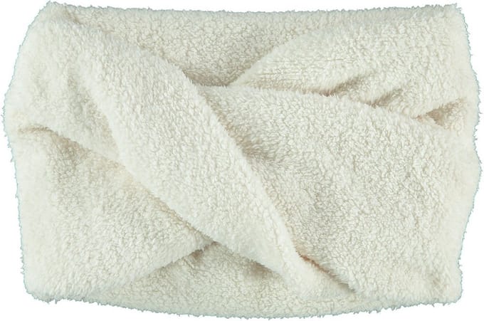 Sarlini - Hoofdband - Dames - Teddy - Polyester - wit