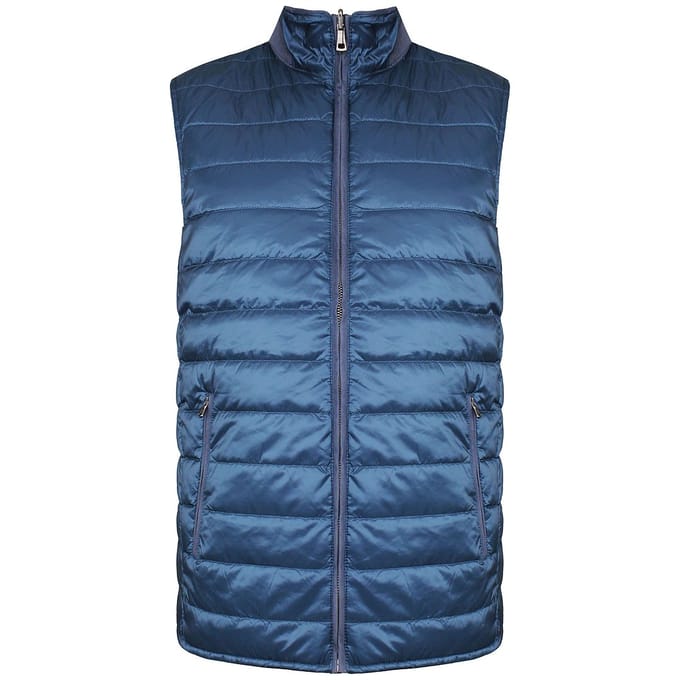 Hackett London Omkeerbaar Heren Navy Blauw Gilet