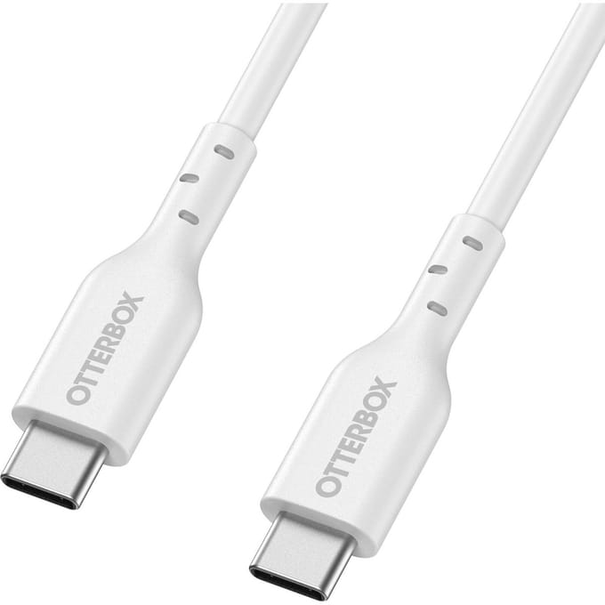 Otterbox Standard kabel USB-C naar USB-C - 2M - Wit (Supports Power Delivery)