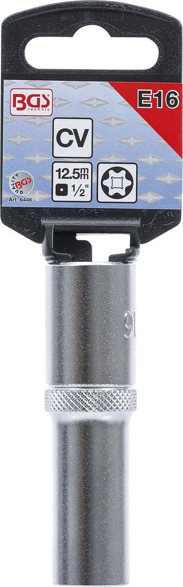 BGS Dopsleuteldop E-profiel, diep 1/2 E16