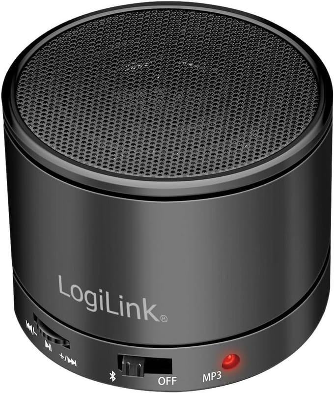 Draagbare Luidspreker - Bluetooth Speaker - Muziek Luisteren - Ingebouwde Microfoon - 5.9 x 5.9 x 5.2 cm - Zwart