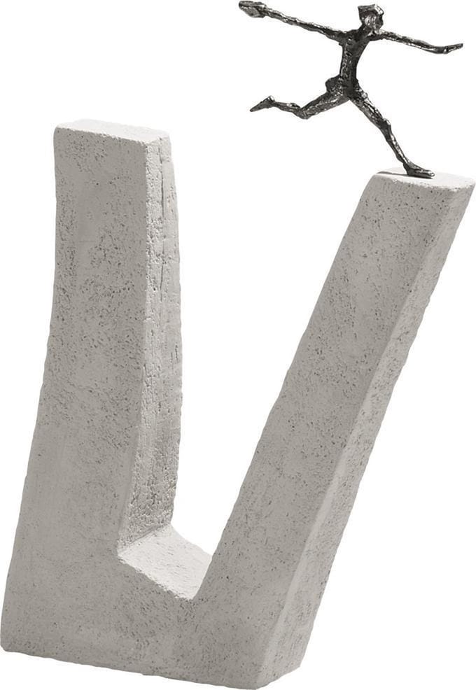 Bronzen sculptuur wie niet waagt