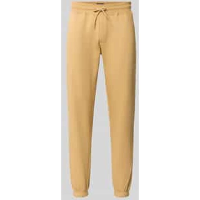 Slim fit joggingbroek van katoenmix