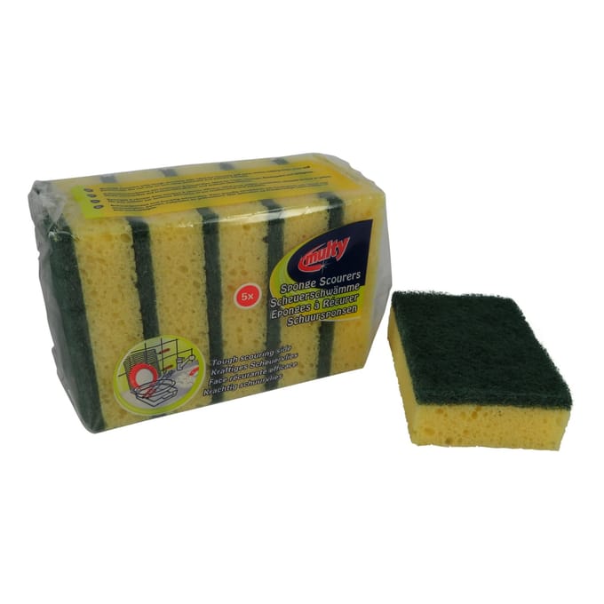 Multy schuursponsen hard 5 stuks