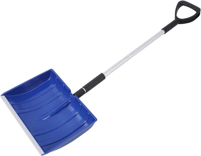 Sneeuwschop - Schep - Sneeuw Ruimen - Verstelbare Lengte - 120 cm - Blauw
