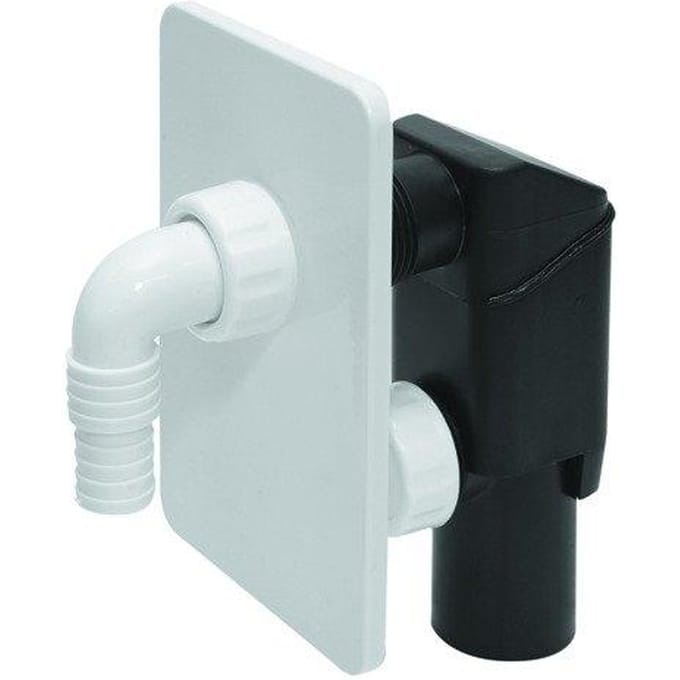 Wasmachine sifon, verborgen wit