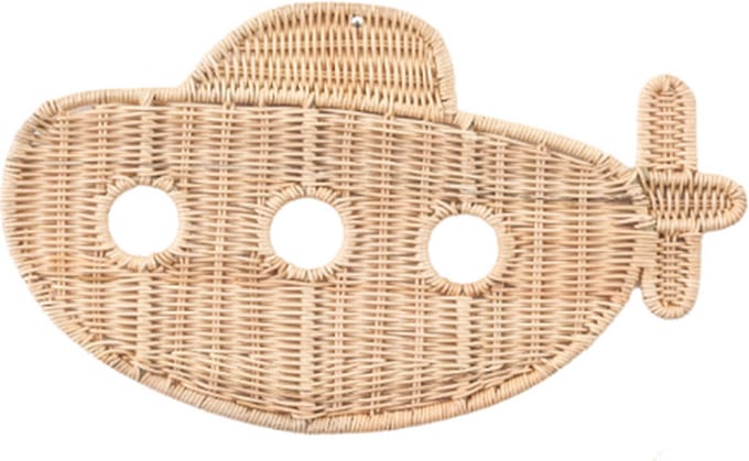 Cokos Dobby de duikboot rotan wanddecoratie small