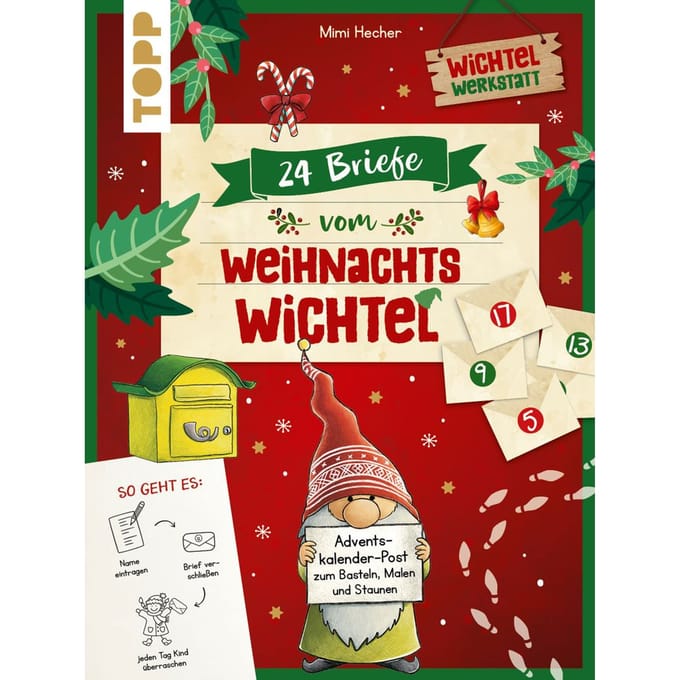 Boek "24 Briefe vom Weihnachtswichtel Adventskalenderbuch"