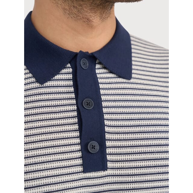 Blue Industry De fijngebreide polo |