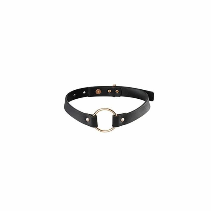 Halsketting - Bijoux Indiscrets Maze Single Choker Zwart black