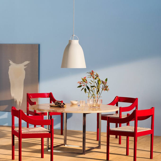 Fritz Hansen - Caravaggio hanglamp mat - wit - Kabellengte 6m - P3=L