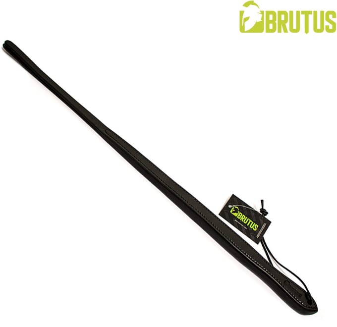 BRUTUS Leather Slapper Whip - Scherpe impact - Ergonomische