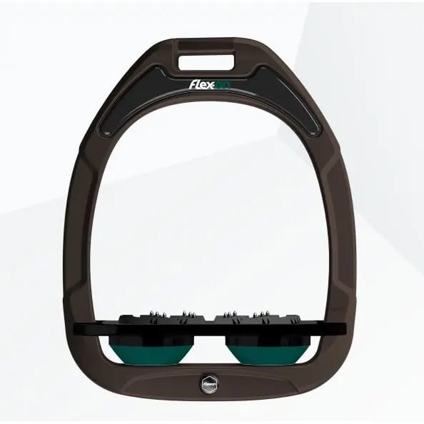 Ultra Grip Platte Beugels Bruin/Zwart/Groen Flex-On Green Composite