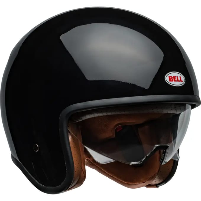 Bell Tx 501 Zwart Open Face Helm - Helm