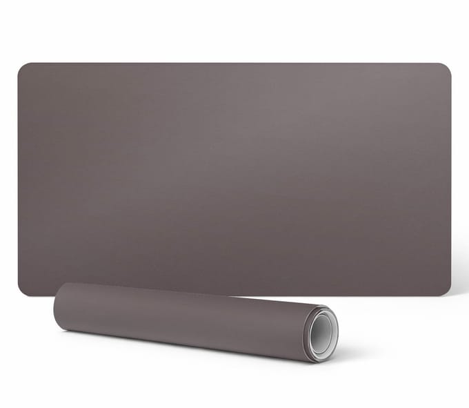 Antislip bureauonderlegger met patroon, bruin, 90x45 cm