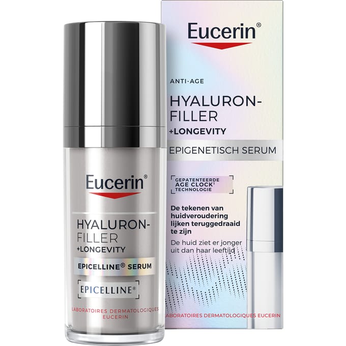 Eucerin Hyaluron-Filler + Longevity Anti-Age Epigenetisch Serum 30ml