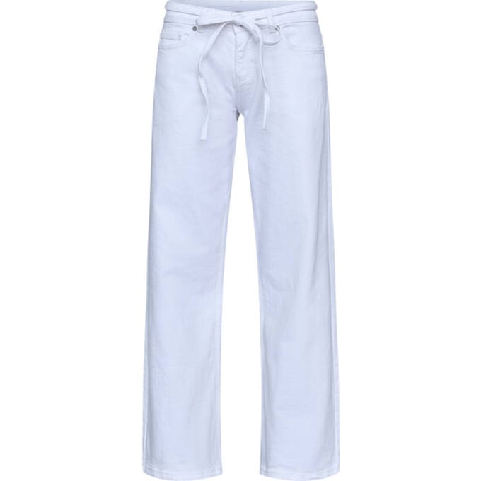 SISTERS POINT - Onea-belt.je8 - Dames Jeans - White - Maat XL