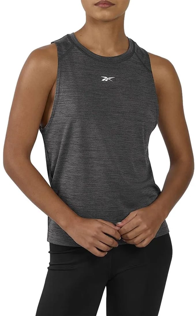 Reebok Mouwloos T-shirt Grijs S Vrouw
