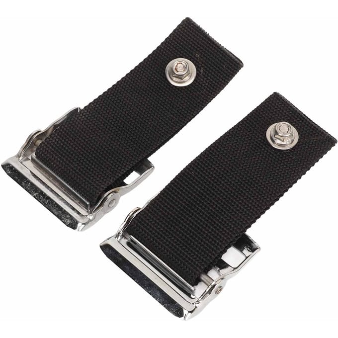2 stuks Golfkar Bagageband Gesp Universeel Verstelbaar Roestvrij Staal Golfbagagehouder Beugel Gesp Vervanging voor black