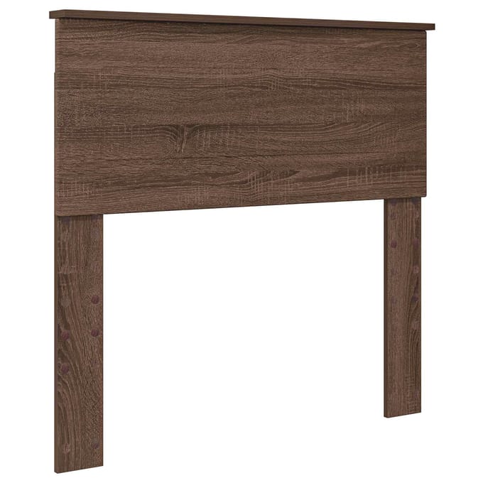 vidaXL Hoofdbord Bruin Eiken Bewerkt hout