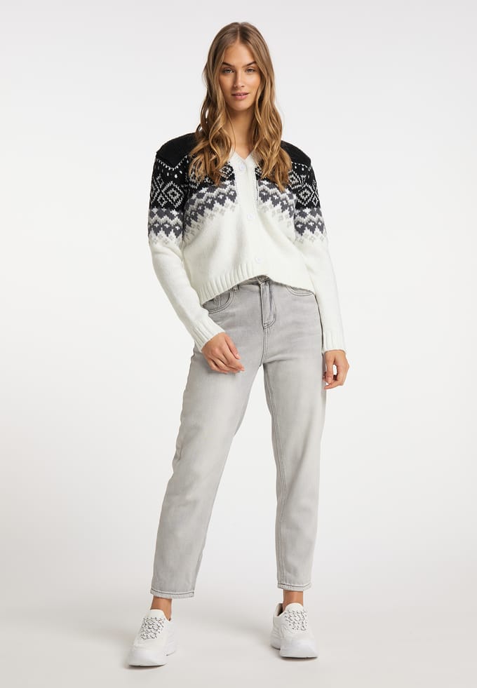 Mymo Vest Blonda Dames zwart en wit