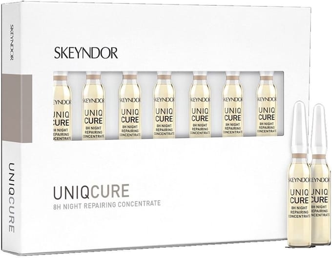 Skeyndor Uniqcure 8h Night Repairing Concentrate set