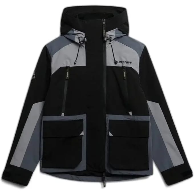 Superdry - Colour Block Windbreaker Jas met Capuchon - Heren
