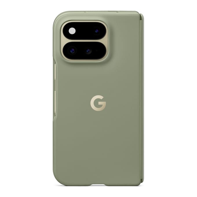 Origineel Google Pixel 11 Pro Fold Hoesje PixelSnap Back Cover Groen