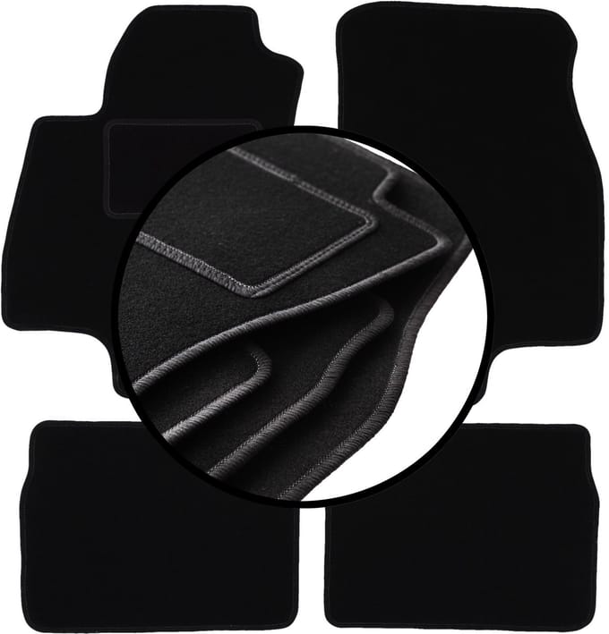 Complete set veloursmatten voor: Opel Astra G sedan, stationwagen, hatchback (1998-2009)