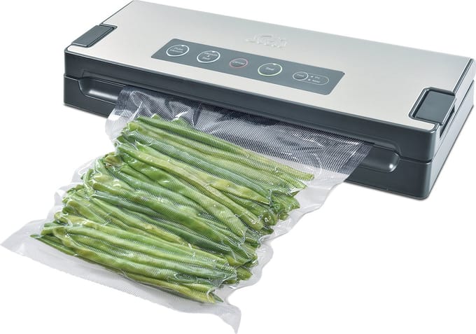 Solis Vac Premium 574 Vacumeermachine - Vacuümmachine met Slangaansluiting - Vacuüm Sealer - Grijs