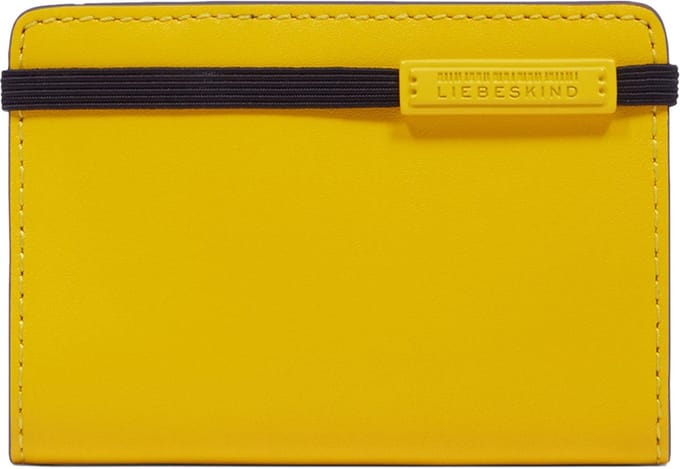 LIEBESKIND BERLIN Kaarthoes Francis Calf Cardholder Lemon Mosterdgeel