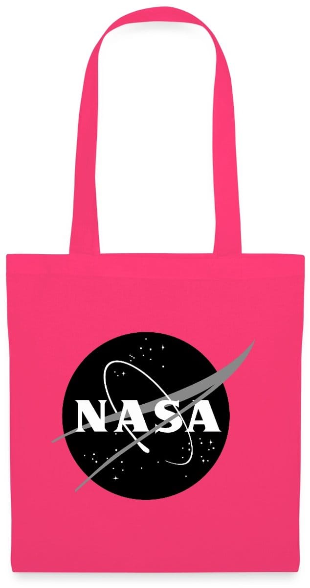 NASA zwart-wit klassiek logo Tas Van Stof Schoudertas