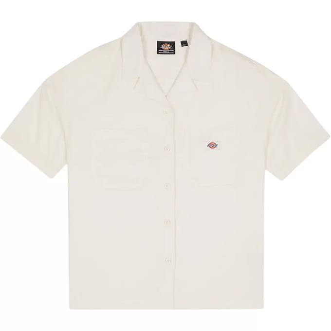Dickies Vale Overhemd Met Korte Mouwen Beige M Vrouw