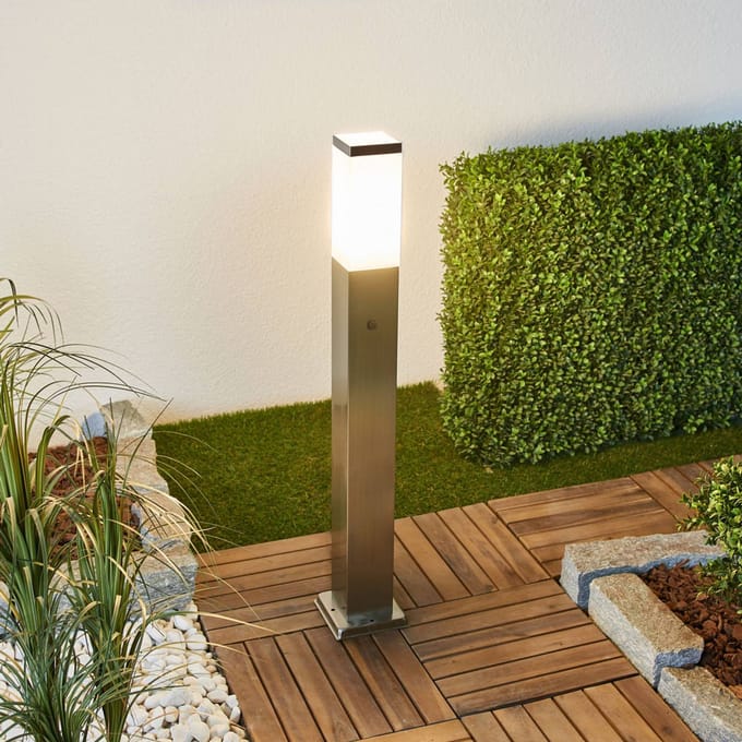 G & L Handels GmbH Tuinpadverlichting 400166 met twee stopcontacten, sensor