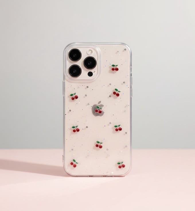 Telefoonhoesjes met leuke kersen, kers, cherries geschikt voor Iphone 14