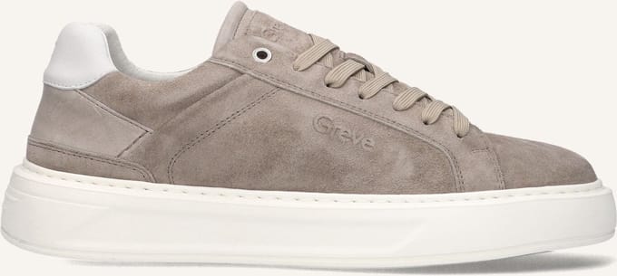 Greve Delft Sneakers - Suède - Heren - Taupe - Maat 45