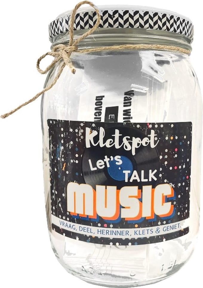 Kletspot Let's Talk Music - Gespreksstarter - Muziekliefhebbers
