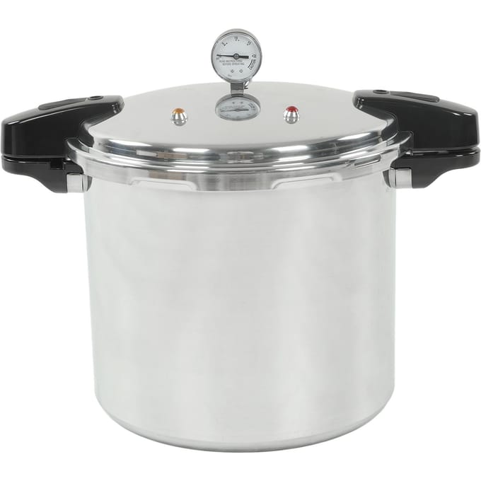Snelkookpan Aluminiumlegering 23L Snelkookpan met Manometer Multifunctionele Drukkoker voor L white