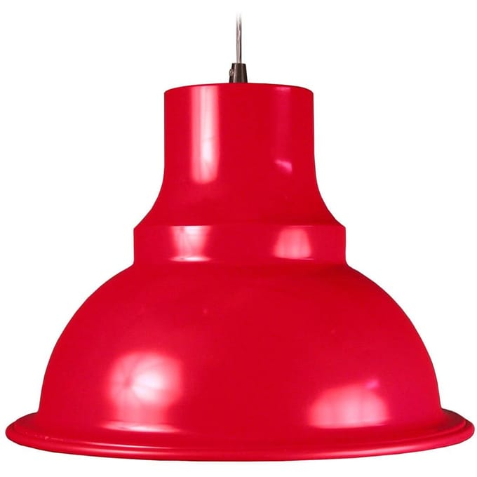 Aluminor Loft hanglamp, Ø 39 cm, rood