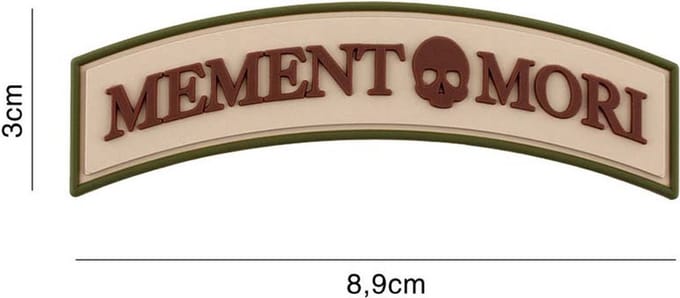 Embleem 3D PVC Memento mori tab multi