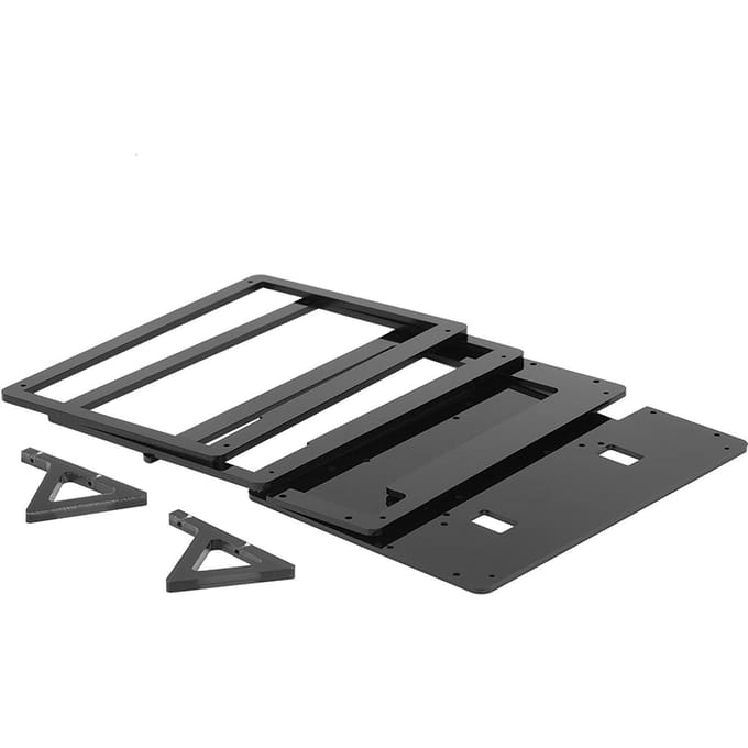Boîtier pour Raspberry Pi Support Stable Coque en Plastique pour Raspberry Pi avec Écran 7 pouces